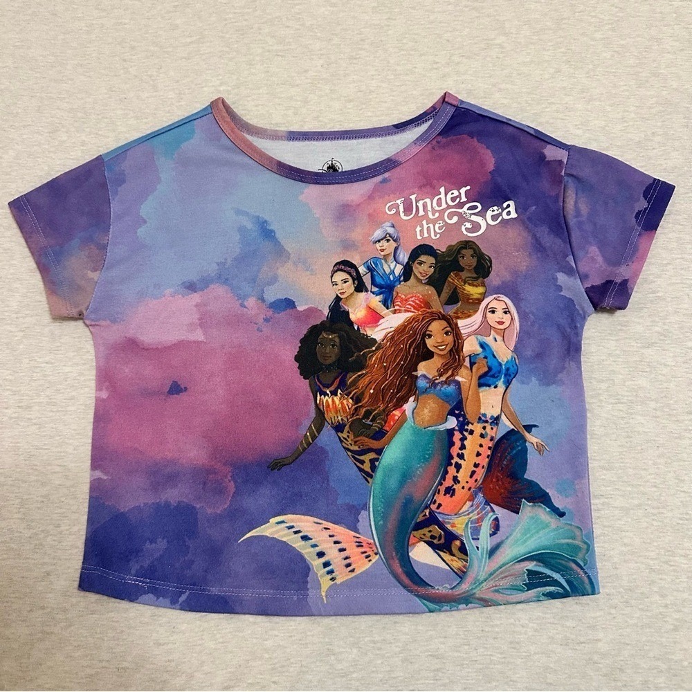 Disney Under‎ the Sea Purple Kids Tee